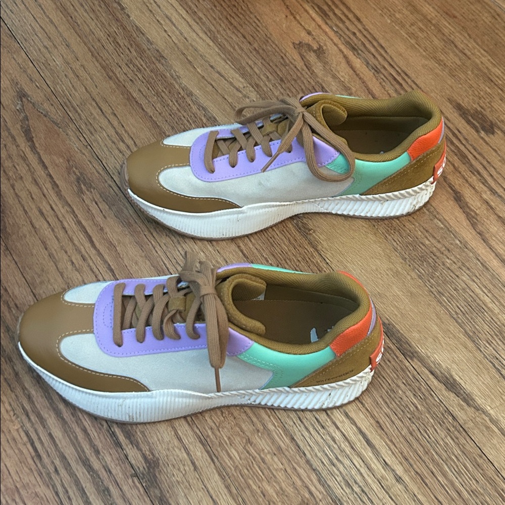Sorel | ONA BLVD Shoes Waterproof Hiking Bleached Ceramic Lavender-Size 10 - Picture 3 of 7